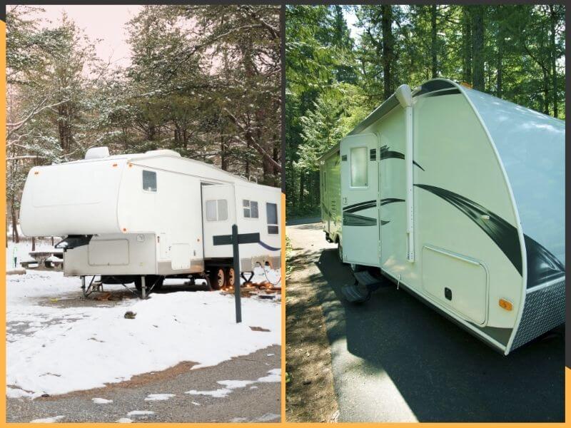 Comparison of 3-season and 4-season travel trailers