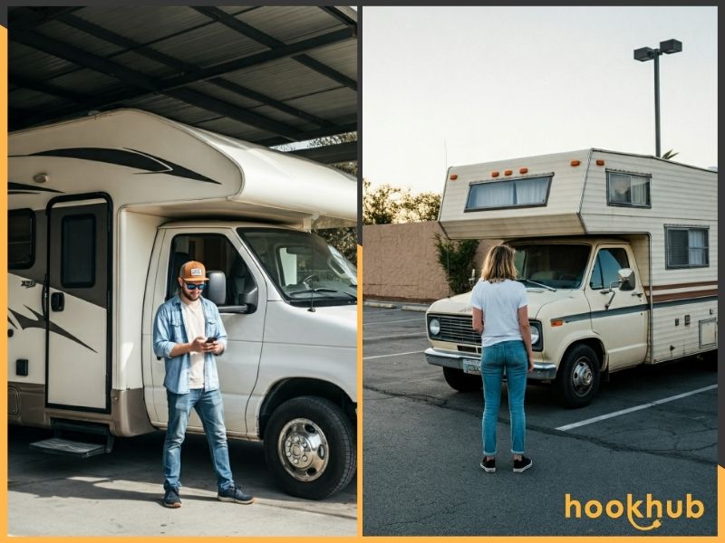 Indoor vs outdoor RV parking
