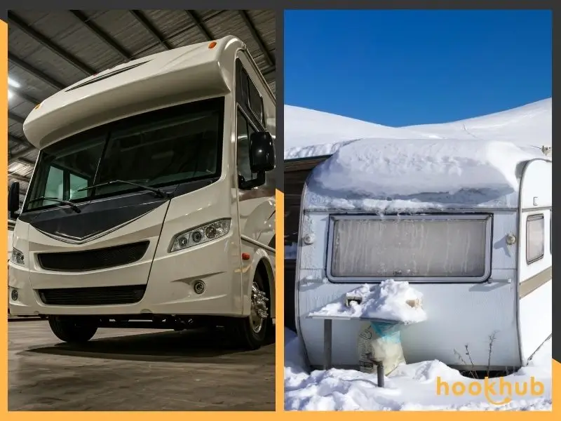 Indoor vs outdoor RV storage