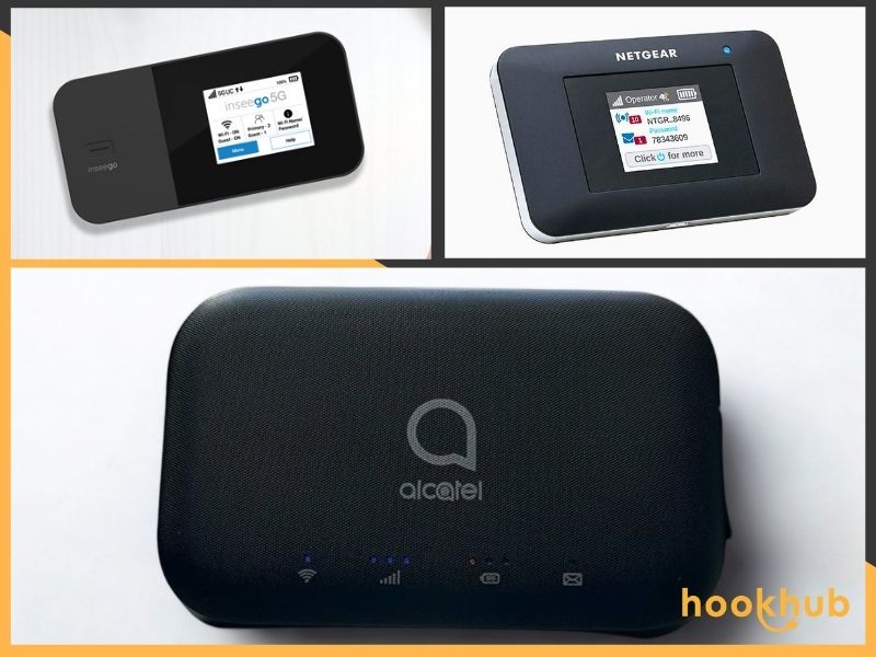 T-Mobile Inseego MiFi X PRO 5G, NETGEAR AC797 4G LTE, Alcatel LINKZONE