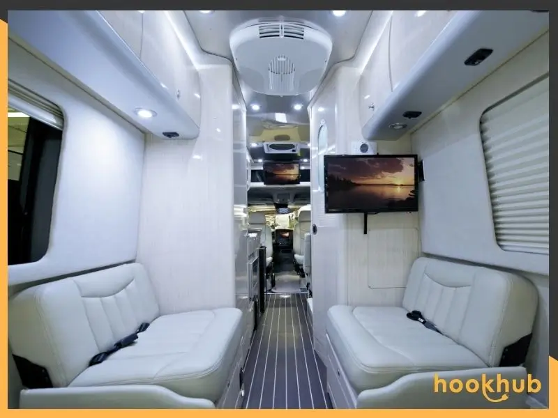 Interior of a modern Class B RV