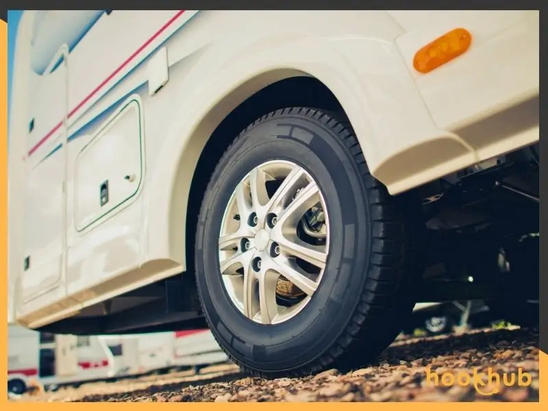 Properly inflated motorhome tires