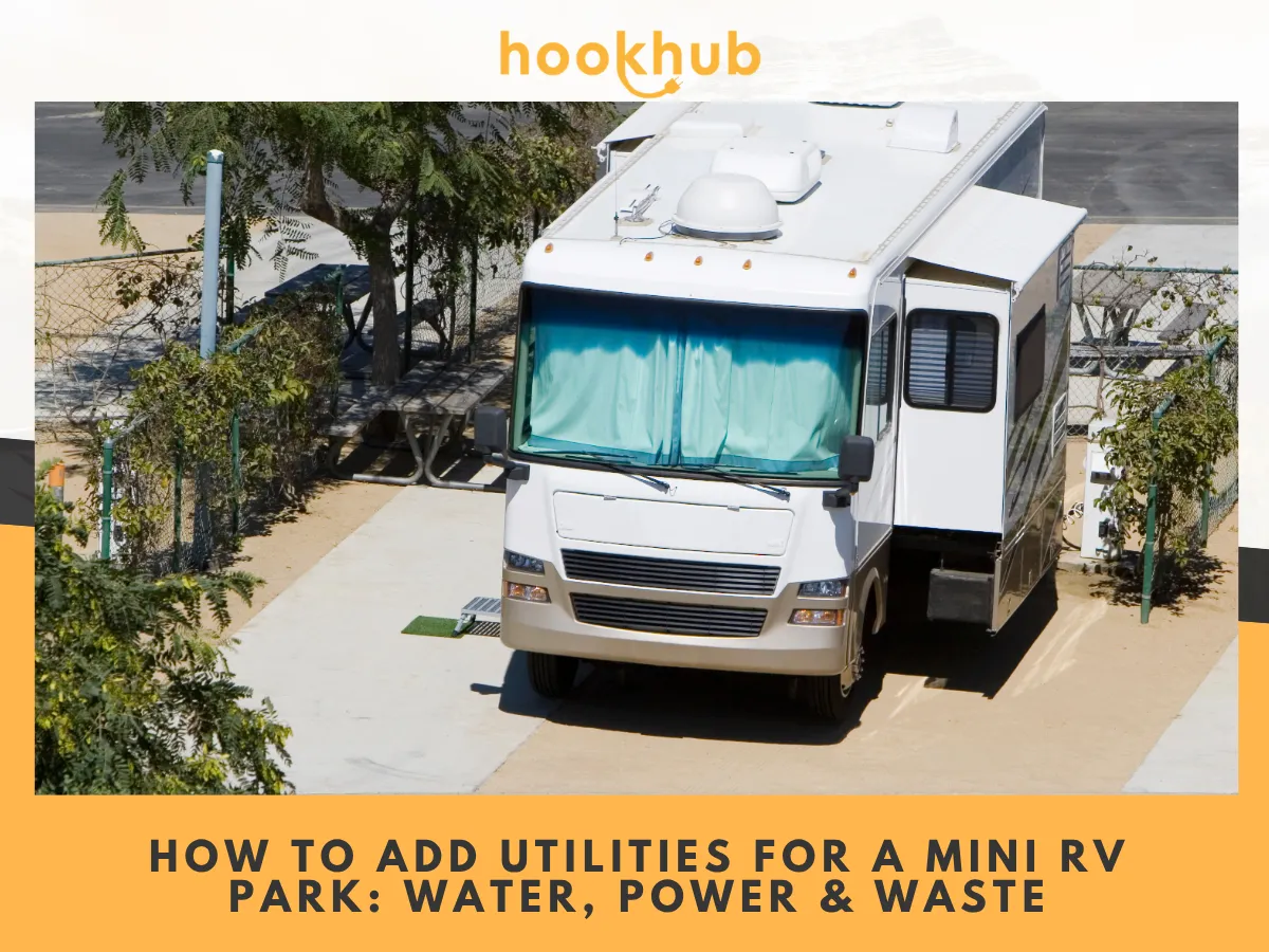 How to Add Utilities for a Mini RV Park Water, Power & Waste