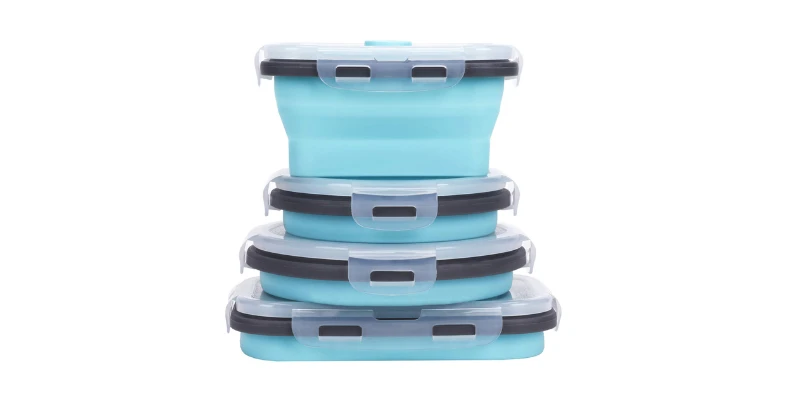 Collapsible Silicone Food Storage Containers