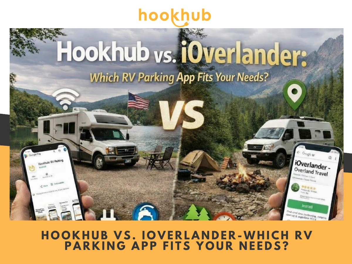 HookHub vs. iOverlander-Which RV Parking App Fits Your Needs