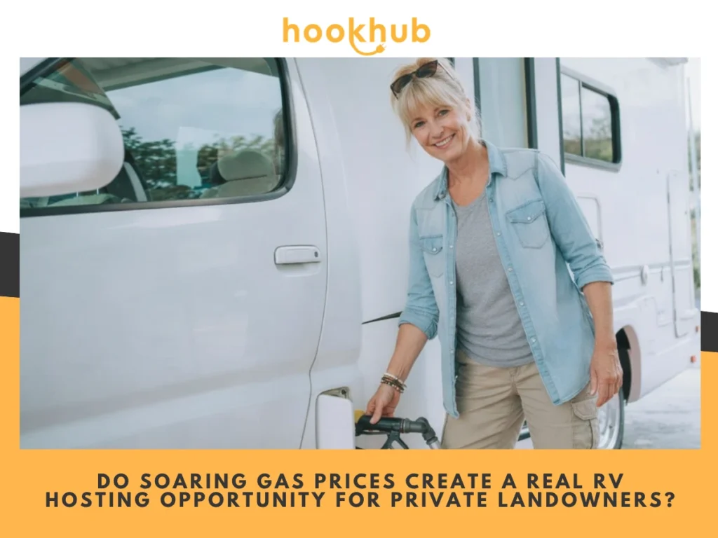 Do soaring gas prices create a Real RV Hosting Opportunity for Private Landowners