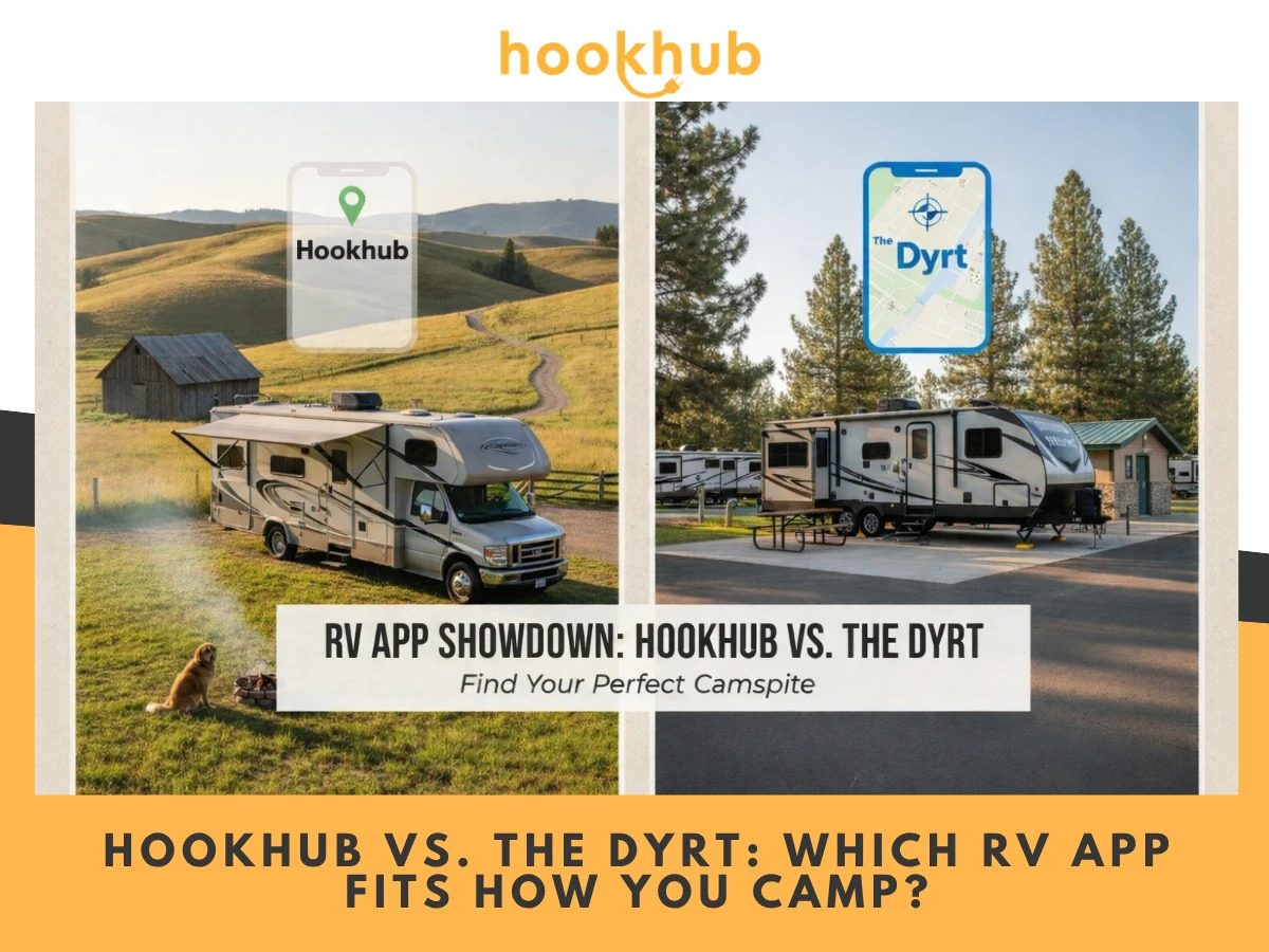 HookHub vs. The Dyrt-Which RV App Fits How You Camp