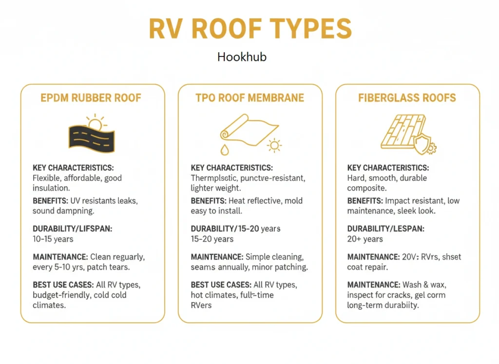 Understanding the Type of RV Roof You Have