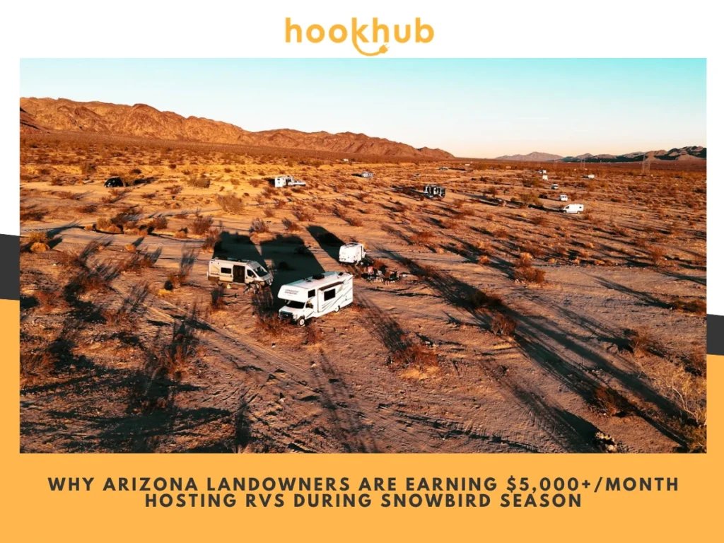 Why Arizona Landowners Are Earning $5,000+Month Hosting RVs During Snowbird Season
