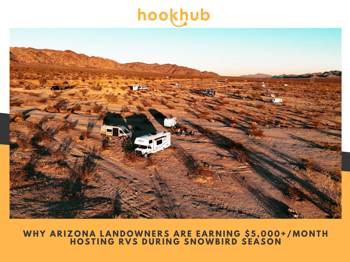 Why Arizona Landowners Are Earning $5,000+Month Hosting RVs During Snowbird Season