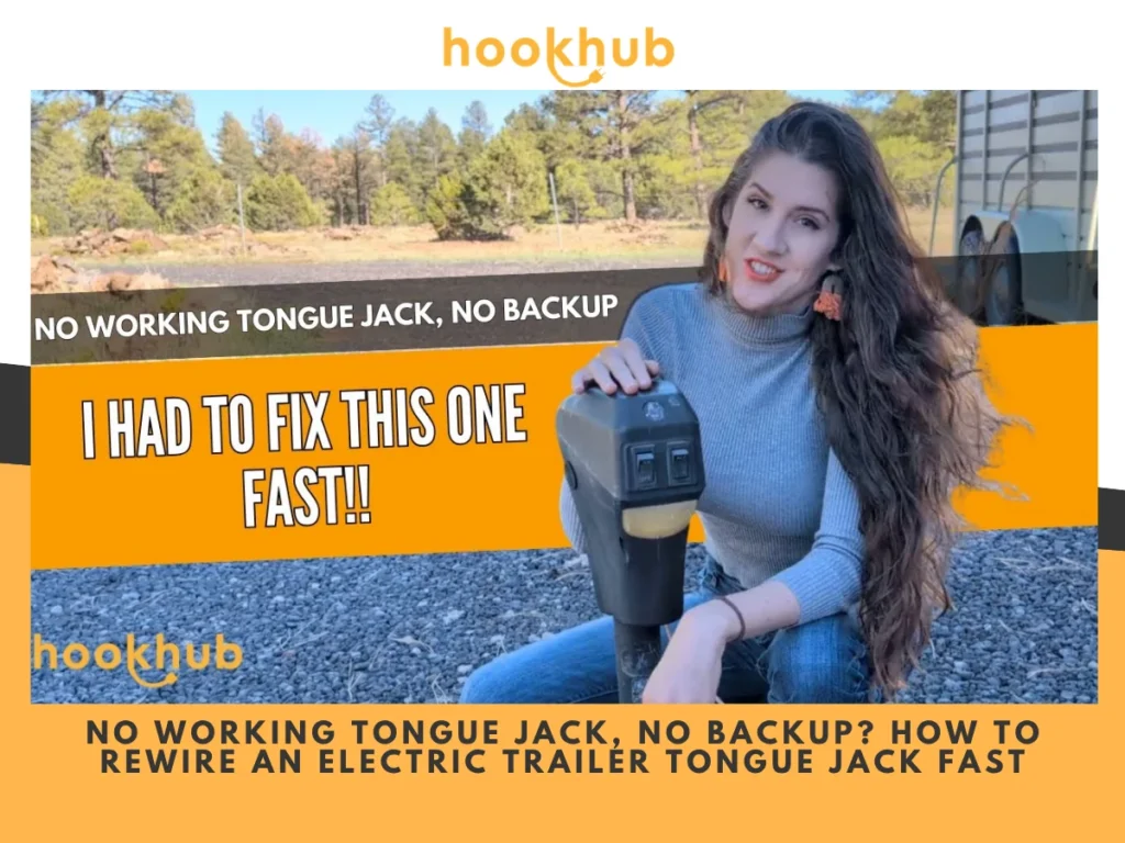 No Working Tongue Jack, No Backup How to Rewire an Electric Trailer Tongue Jack Fast