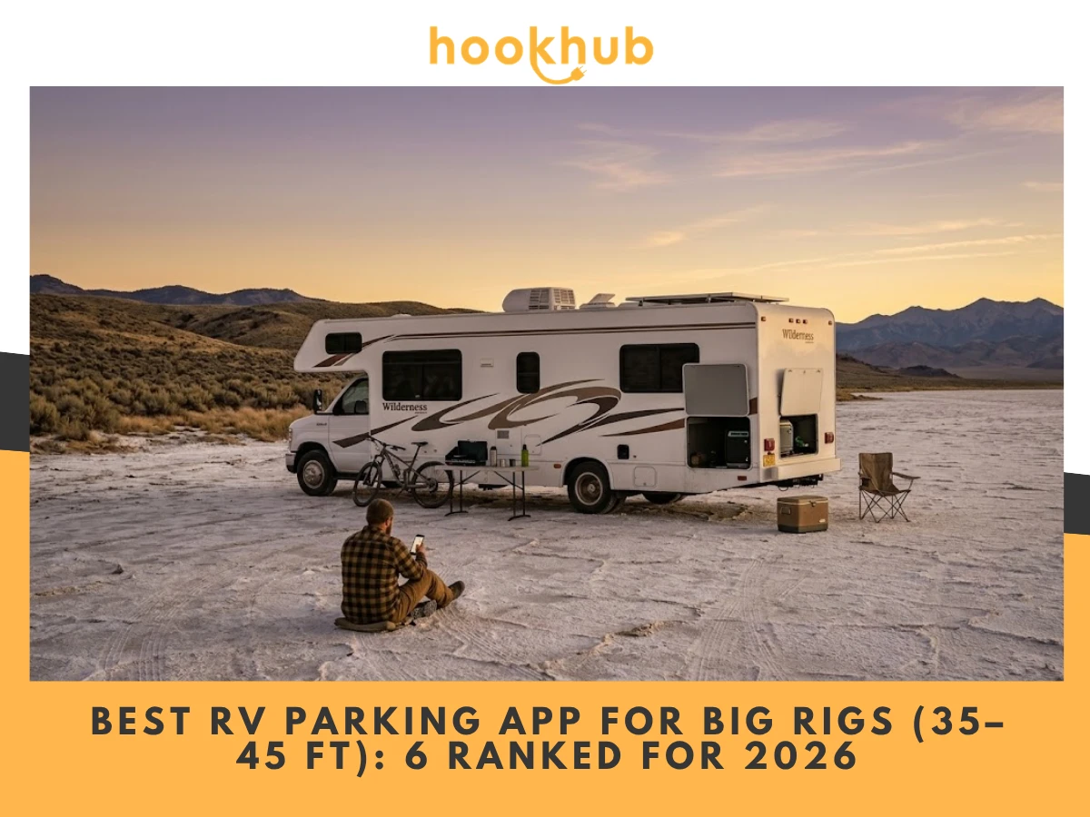 Best RV Parking App for Big Rigs (35–45 Ft)-6 Ranked for 2026