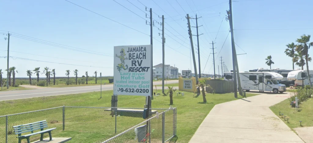 Galveston-Texas-Google-Maps Jamaica Beach RV Resort,