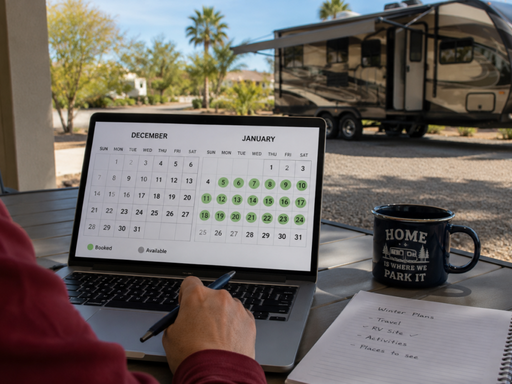 How Far in Advance Should Snowbirds Book a Winter RV Site
