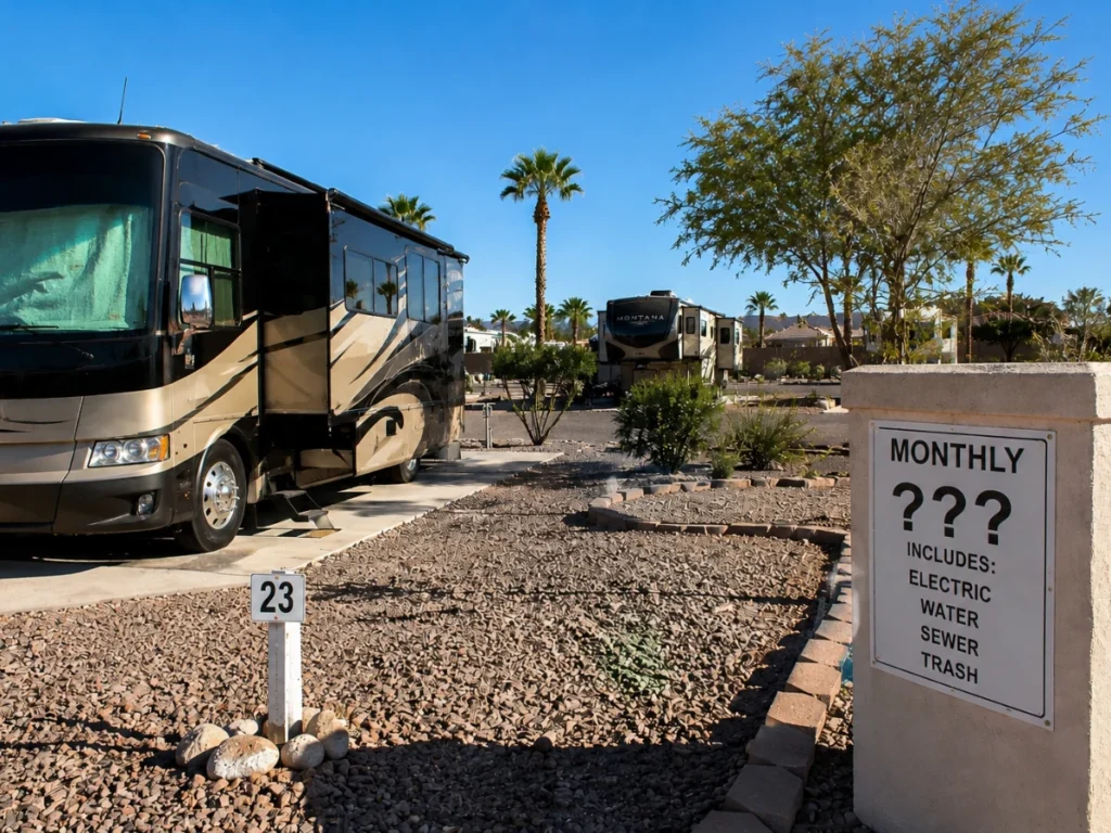 How Much Does RV Parking Near Gilbert Cost During Winter