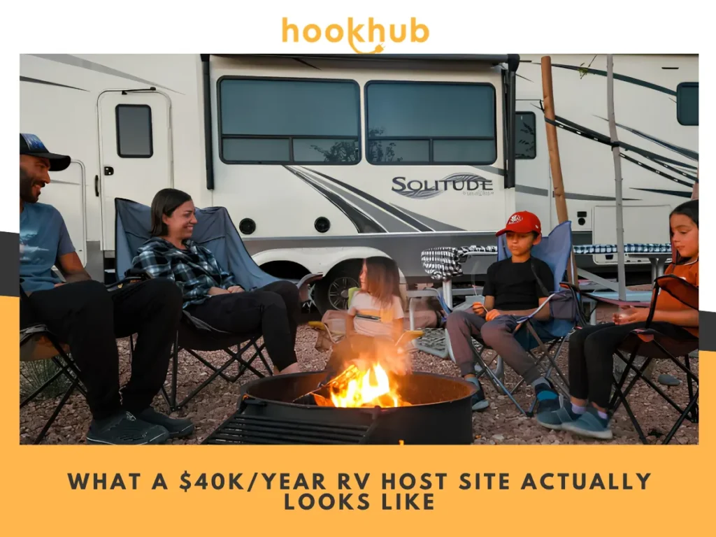 What a $40KYear RV Host Site Actually Looks Like