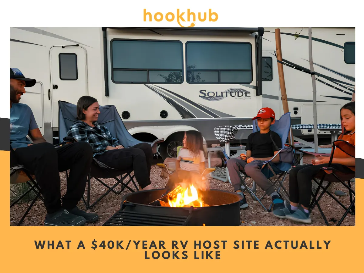 What a $40KYear RV Host Site Actually Looks Like