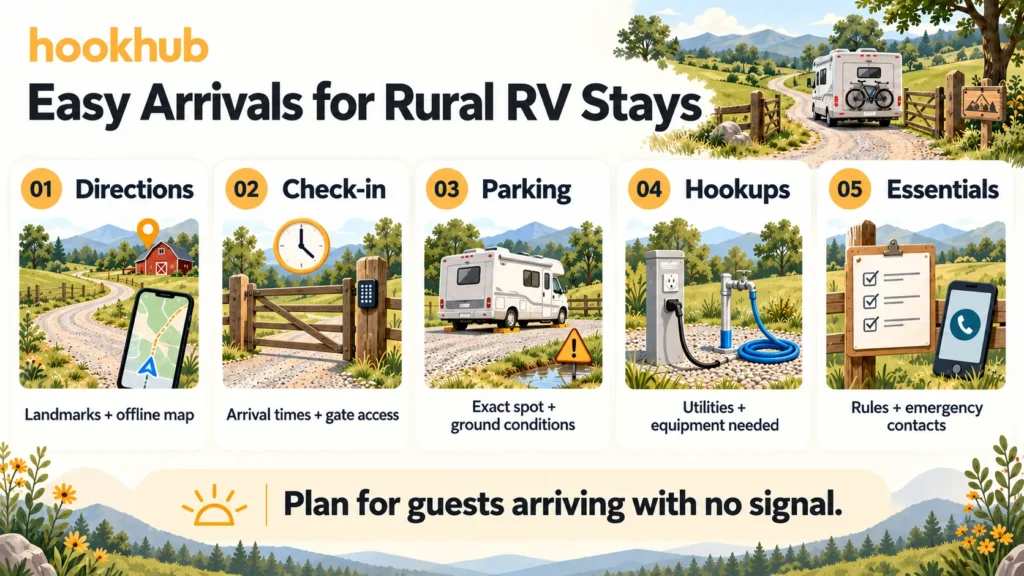 Arrival Instructions for Remote Rural Properties