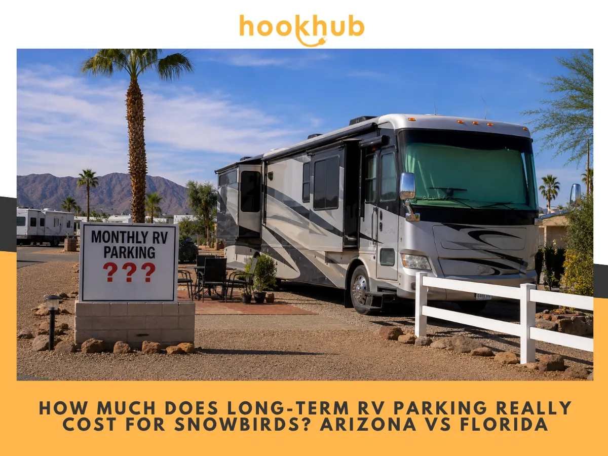 How Much Does Long-Term RV Parking Really Cost for Snowbirds Arizona vs Florida